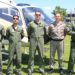 Brigada Militar conta com apoio de helicóptero na segurança da Festa das Rosas