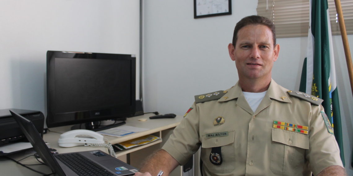 Major Ailton comanda a Brigada Militar da região