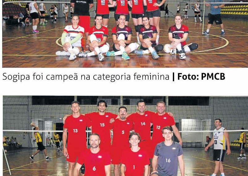 Conhecidos os campeões  do 30º Aberto de Vôlei