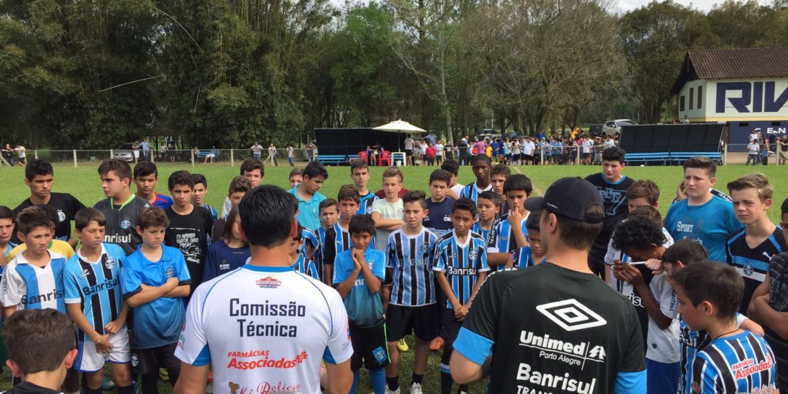 Peneira do Grêmio testa a gurizada em Nova Hartz