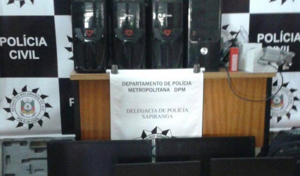 R$ 150 mil em equipamentos furtados são recuperados pela Polícia Civil de Sapiranga