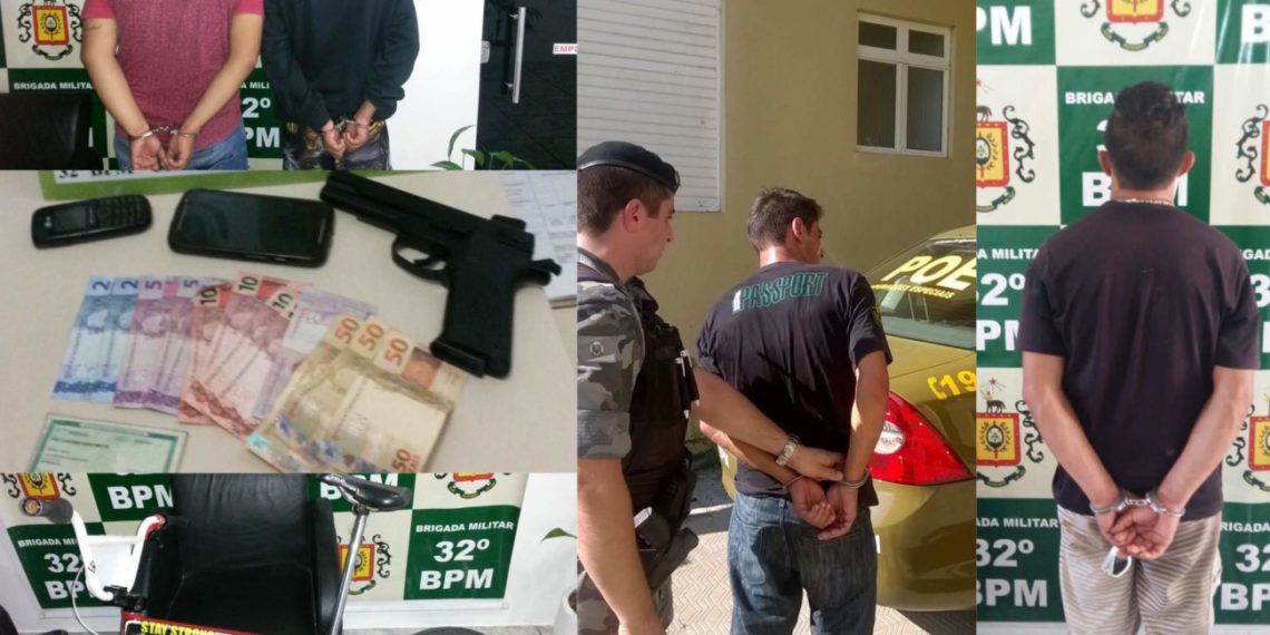 Brigada Militar realiza prisões e recupera objetos roubados em Sapiranga