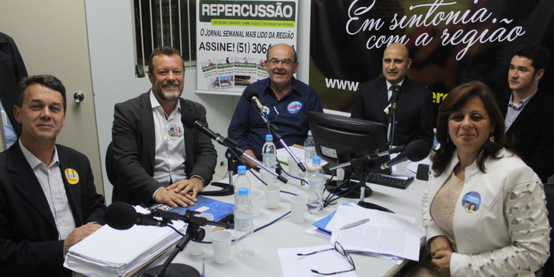 Audiência recorde no debate com os candidatos à Prefeitura de Sapiranga