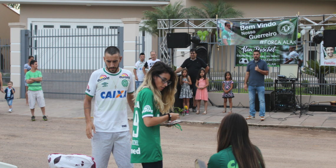 Ruschel volta para Nova Hartz após tragédia que abalou o mundo