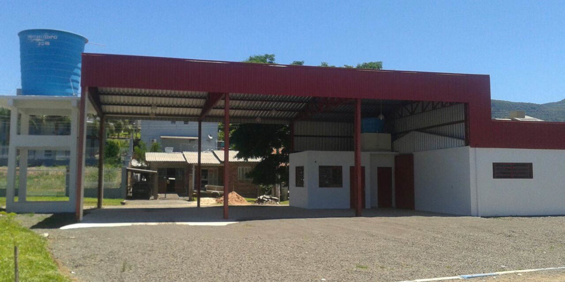 Sede dos bombeiros em Nova Hartz está pronta