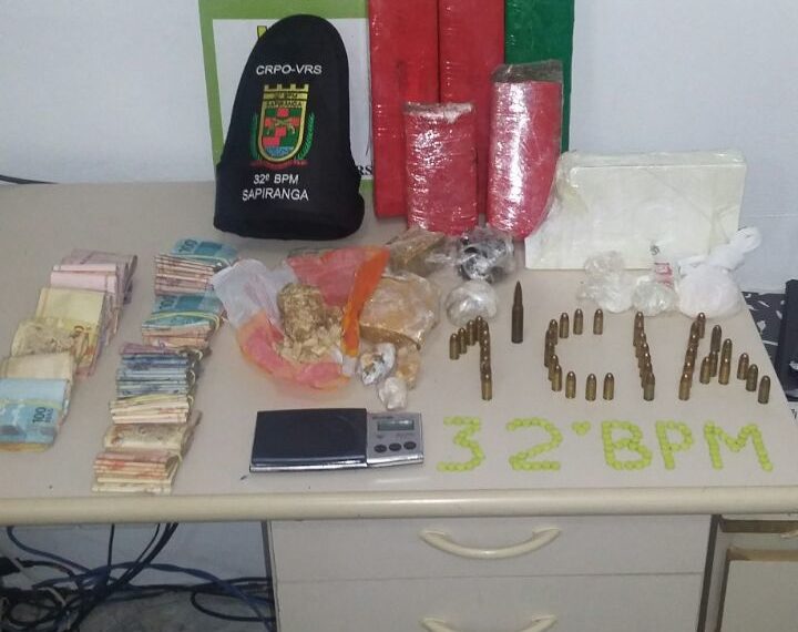Brigada Militar realiza prisão por tráfico de drogas em Sapiranga