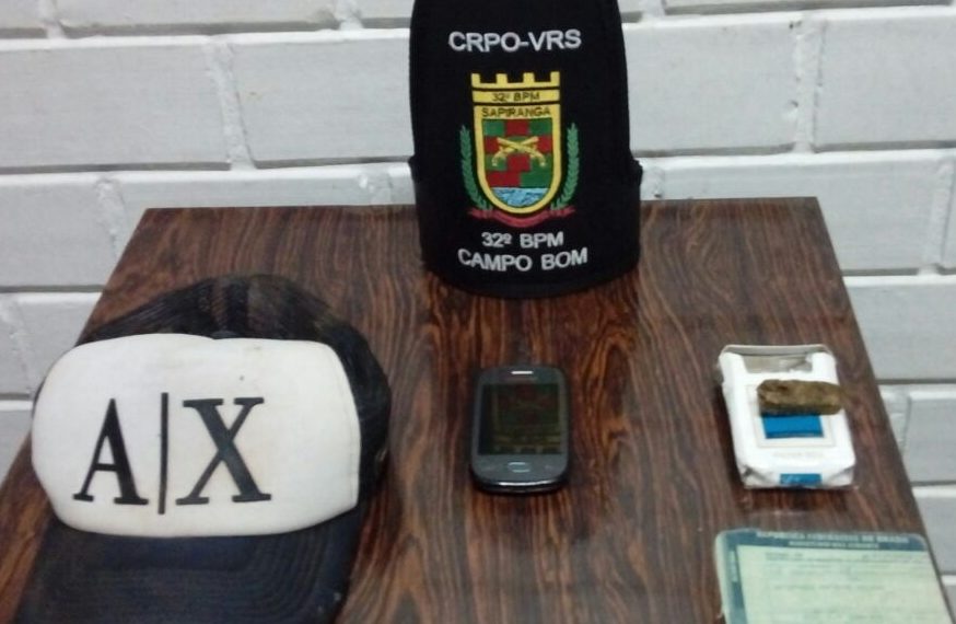 BM de Campo Bom prende jovem em flagrante por roubo a pedestre