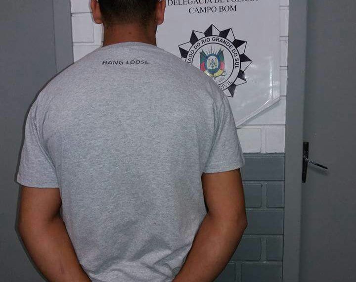 Polícia Civil de Campo Bom prende indivíduo acusado de roubo a estabelecimento comercial