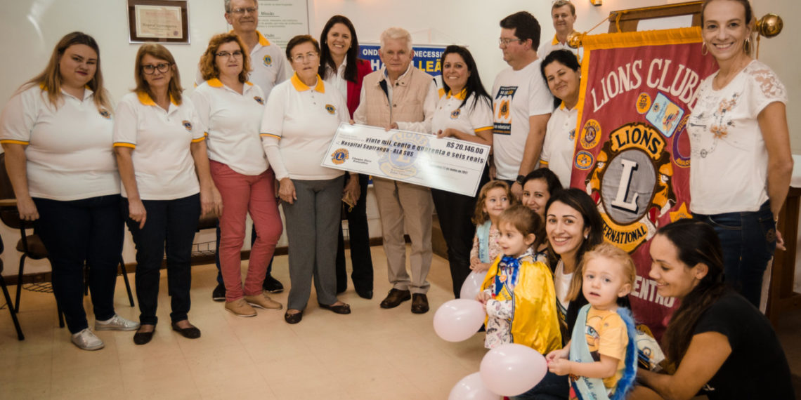 Lions Clube doa mais de R$ 20 mil ao Hospital Sapiranga