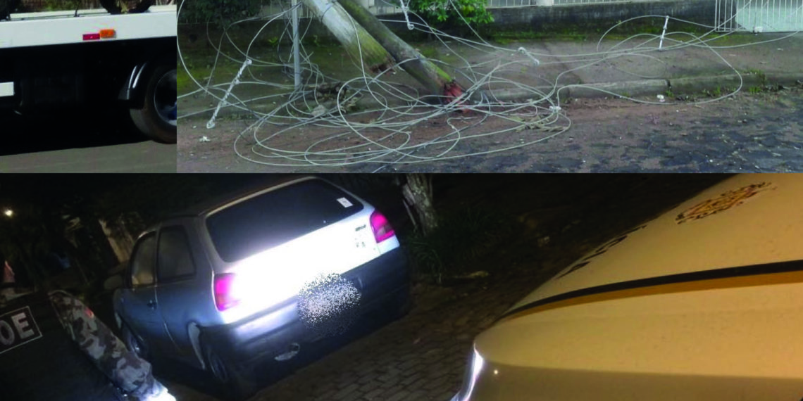 Brigada Militar recupera carro roubado, prende motorista embriagado e localiza autores de roubo a pedestre