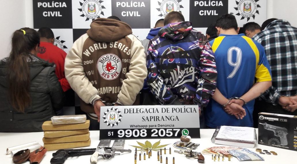 Operação Integração Sinos prende doze pessoas e retira das ruas armas e drogas em Sapiranga