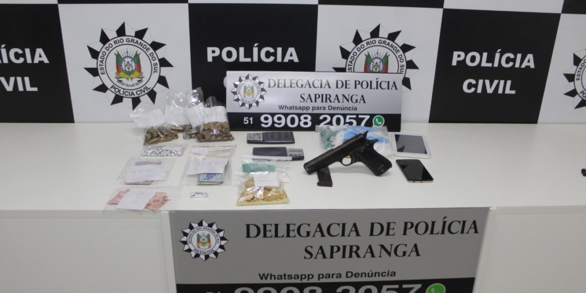 Polícia Civil de Sapiranga prende quatro indivíduos por tráfico de drogas