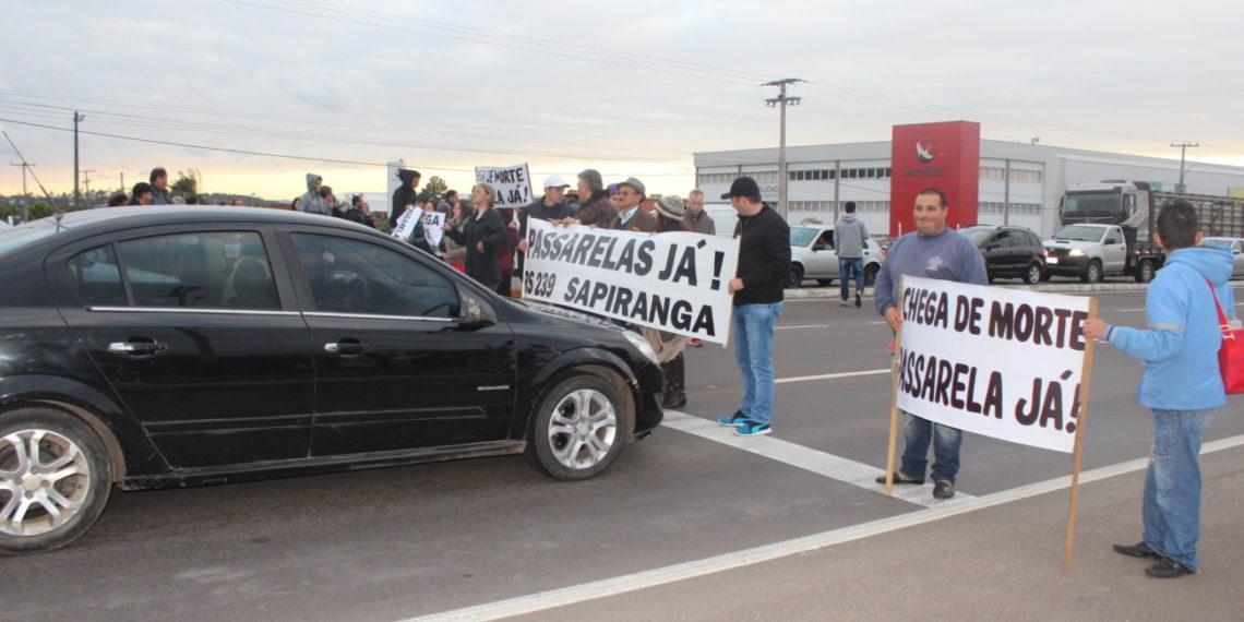 Sapiranga se mobiliza por mudanças na RS-239