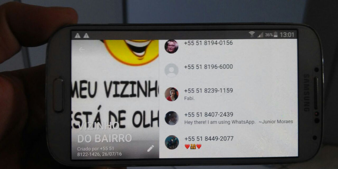Campo-bonenses criam grupo de WhatsApp para ajudar na segurança de bairro