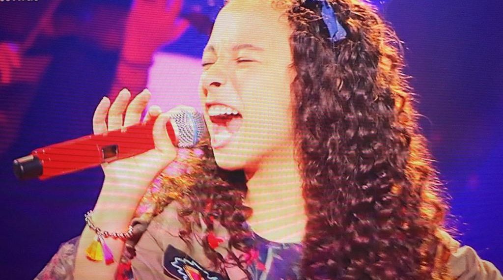 Emoção: Luiza Barbosa está na semifinal do The Voice Kids!