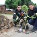 Vídeo e fotos: Secretaria de Obras e Corpo de Bombeiros de Sapiranga resgatam cãozinho de bueiro