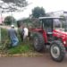 Galhos são triturados e redirecionados aos agricultores e moradores de Nova Hartz