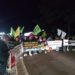 Contra a proposta da reforma da previdência, movimentos sindicais bloquearam a RS-239, em Sapiranga
