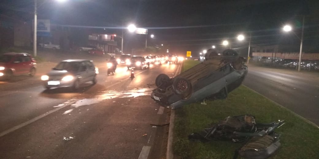 Acidente na RS-239 em Sapiranga deixa vítimas presas às ferragens