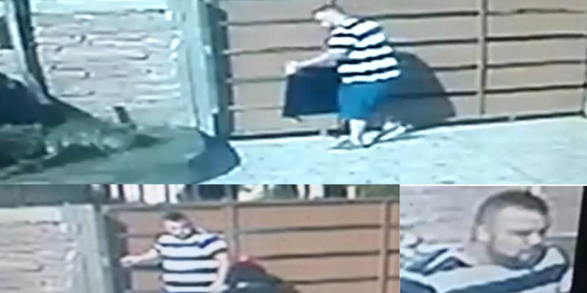 Confira vídeo: Bandido arromba portão de residência e furta televisor em Sapiranga