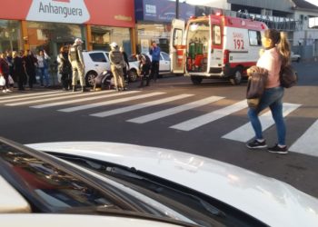 Pedestre fica ferido em atropelamento no Centro de Sapiranga