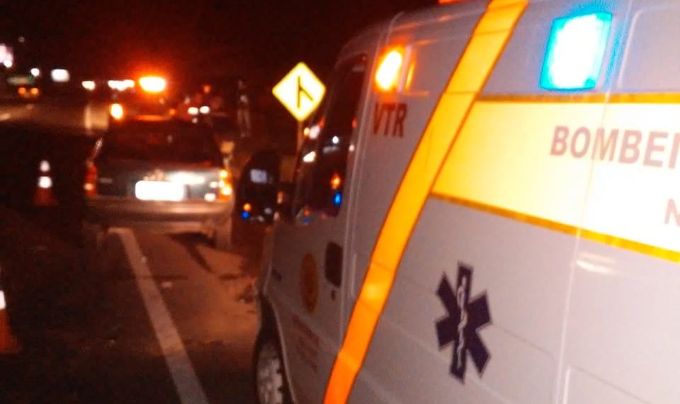 Bombeiros Voluntários de Nova Hartz prestam socorro em acidente na RS-239