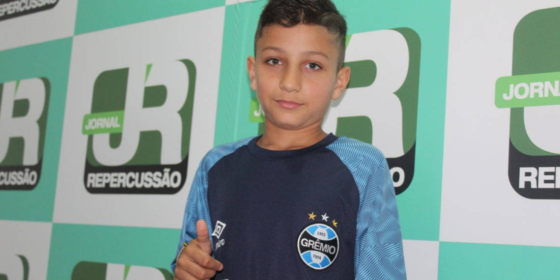 Yuri Baratto, de Sapiranga, é camisa 9 do Grêmio na IberCup em SP