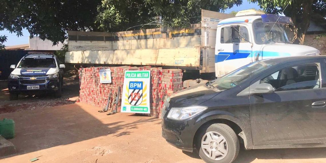 Caminhão que partiu de Araricá é flagrado no Mato Grosso do Sul com 1,5 tonelada de maconha
