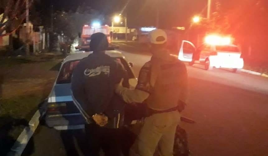 Homem é detido pela Brigada Militar em Nova Hartz por ter mandado de prisão até 2037