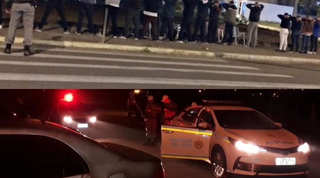 Nova ação da BM na madrugada de Sapiranga tem homem preso, carro clonado e autuações