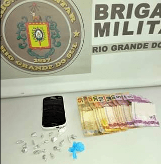 Brigada Militar realiza prisão por tráfico de drogas em Sapiranga