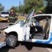 Capotamento de automóvel deixa condutor levemente ferido em Araricá. Confira fotos