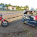 Condutora de motocicleta se fere após acidente de trânsito na RS-239, em Sapiranga