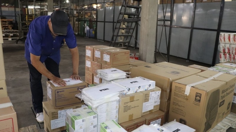RS recebe mais equipamentos de proteção individual (EPIs) para trabalhadores da saúde