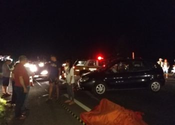 Confira imagens: Passageira que estava na motocicleta foi levada em estado grave para o Hospital Sapiranga