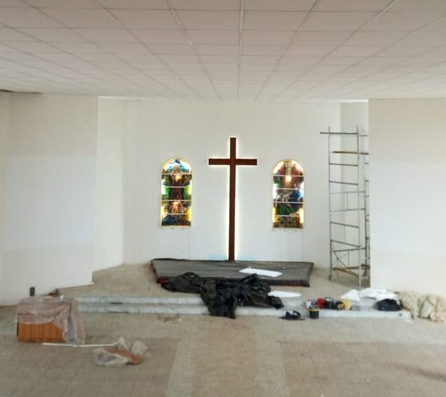 Comunidade Evangélica de Campo Bom promove campanha para recontrução do piso da igreja Trindade II, na Av. Brasil