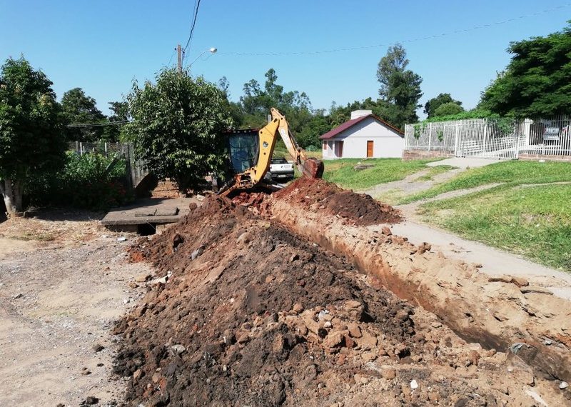 Prefeitura de Sapiranga realiza obras de tubulação no bairro Amaral Ribeiro