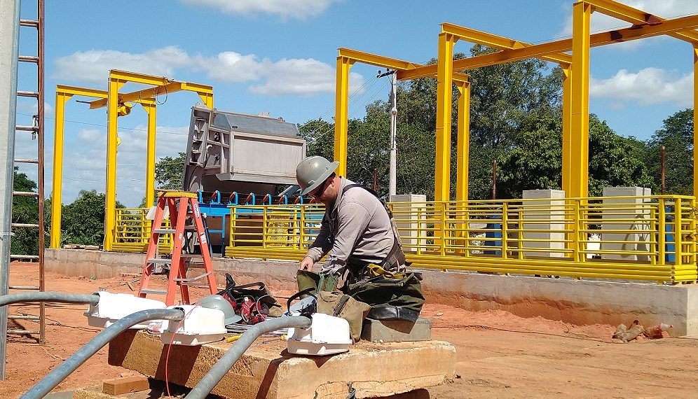 Captação de água bruta da Corsan, em Campo Bom, ficará pronta até agosto