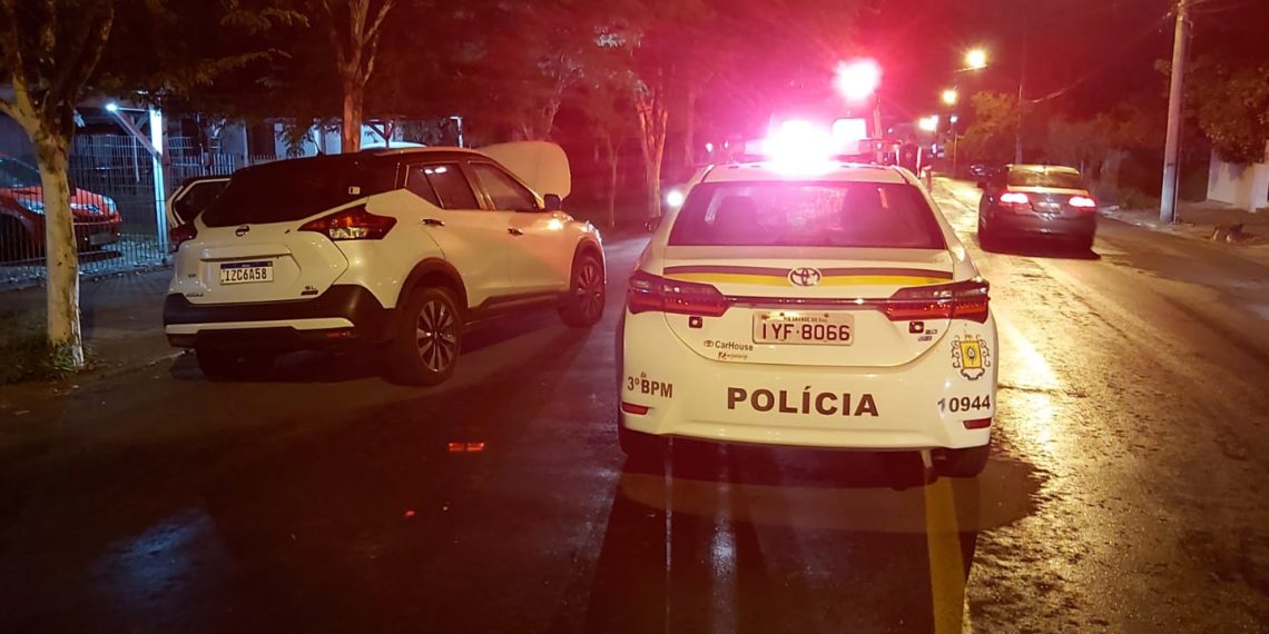Perseguição, tiros e bandido baleado no centro de Sapiranga nesta madrugada