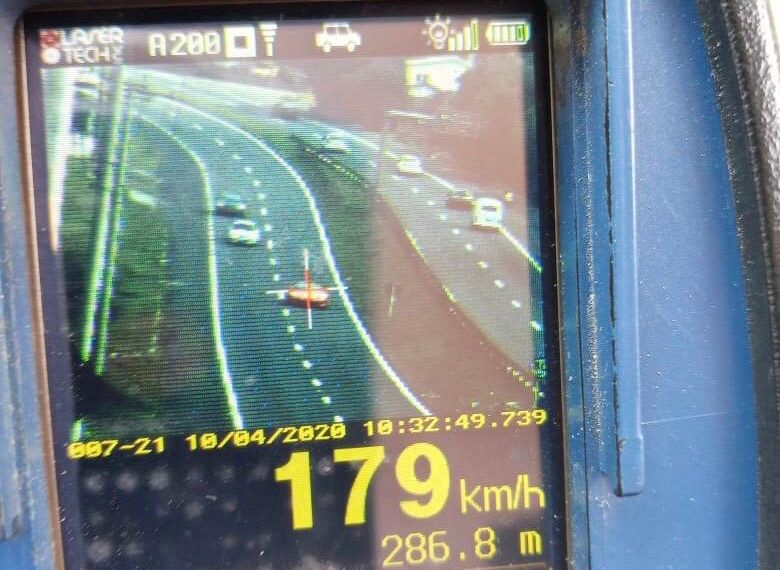 Ferrari é flagrada a 179 km/h na RS-239