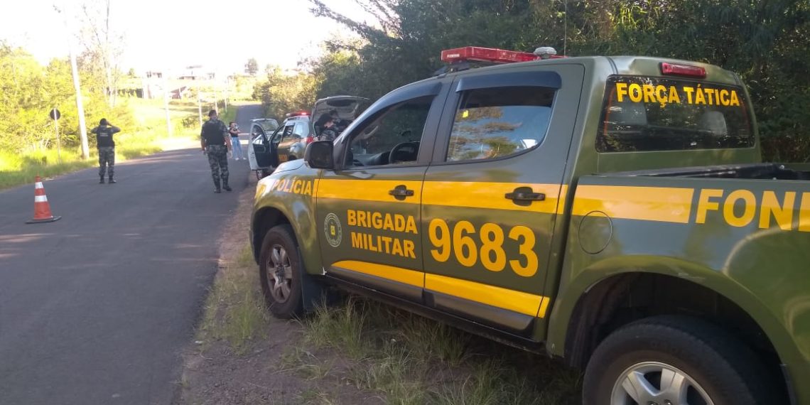 Brigada Militar realiza ações na Estrada do Carlão e Parque do Imigrante, em Sapiranga