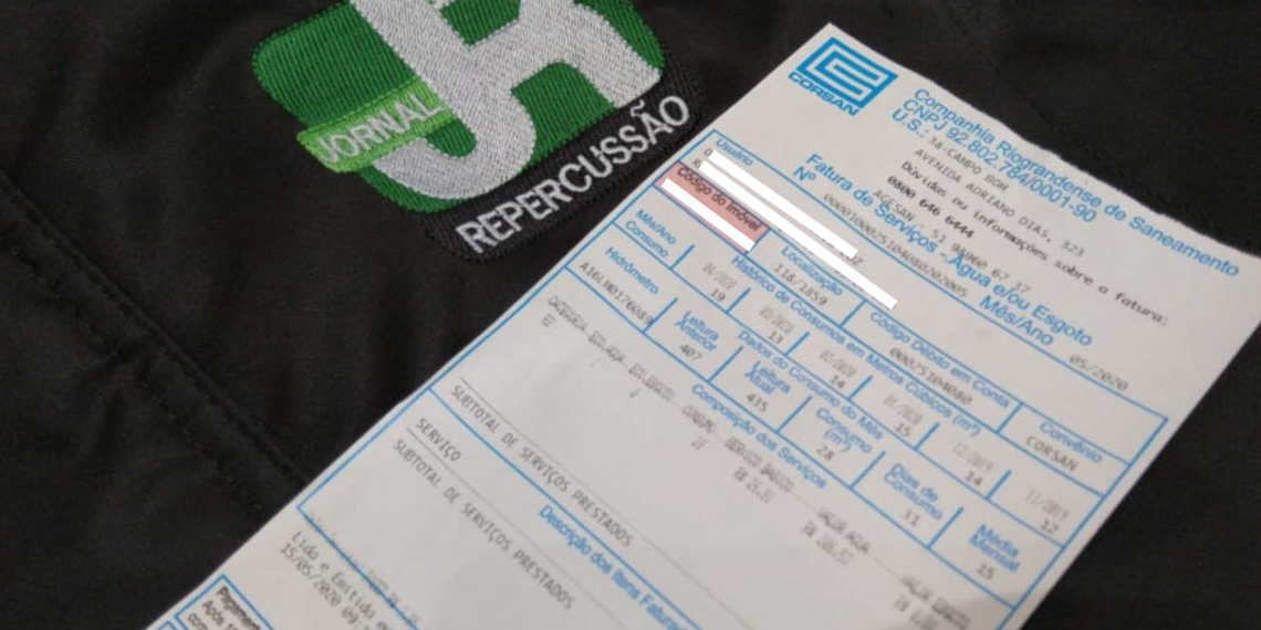 Inadimplência da Corsan em 2020 está abaixo dos 8% mesmo com a crise
