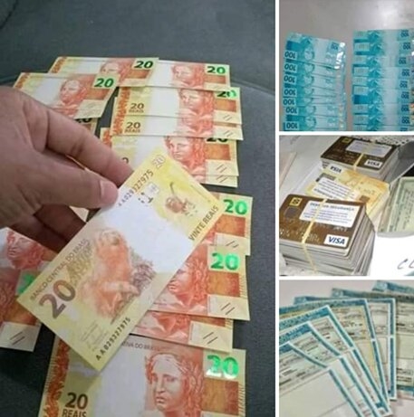 Dinheiro falso é oferecido por criminosos em grupos de redes sociais em Campo Bom