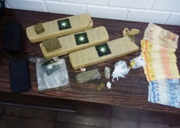 Brigada Militar de Campo Bom flagra jovem com quase três quilos de maconha