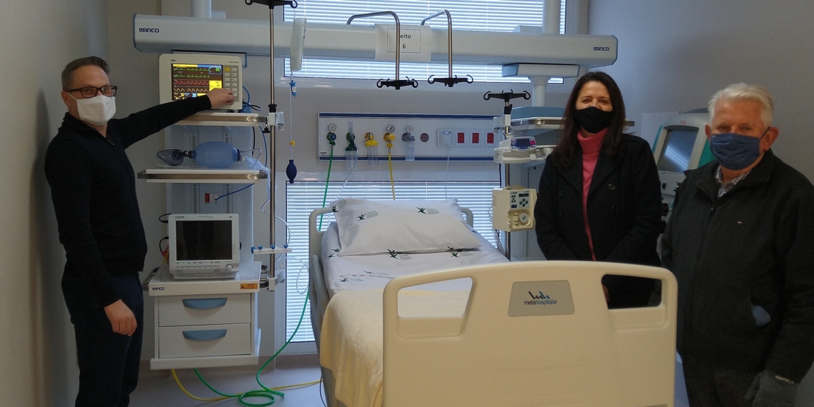 Hospital Sapiranga migra UTI Covid para nova e moderna  estrutura hospitalar