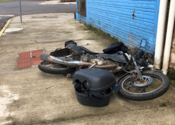 Acidente entre caminhão e moto, em Sapiranga, deixa motociclista em estado grave