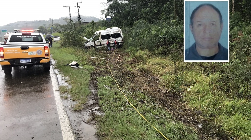 Acidente envolvendo van com pacientes de Igrejinha resulta em uma morte