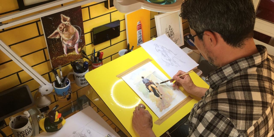 Artista de Sapiranga cria arte dos Festejos Farroupilhas