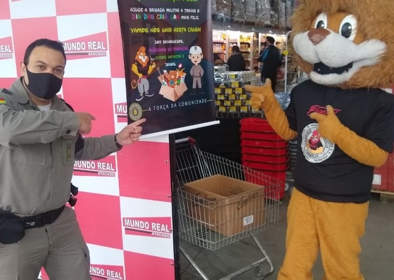 BM de Sapiranga realiza divulgação da campanha “Ação Criança Feliz”