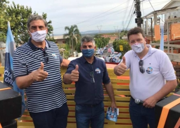Coligação Juntos Para Seguir Avançando realizou caminhada e carreata neste final de semana em Campo Bom
